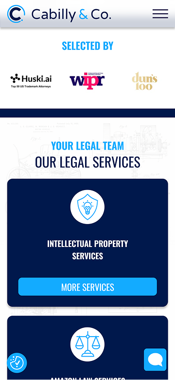 LM Web Solutions - אתר תדמית עבור Cabilly & Co.
