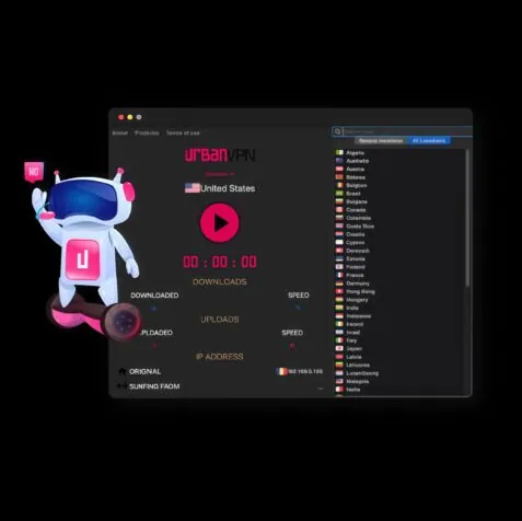 Urban VPN website