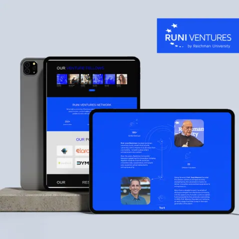 אתר RUNI Ventures
